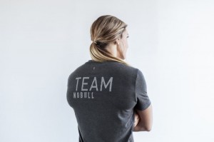 Nobull Team T-shirts Damen Tiefesgrau | 61857-XYZK