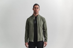 Nobull Twill Zip-Up Jacken Herren Grün | 85647-ACNS