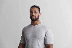 Nobull V-Neck T-shirts Herren Grau | 05793-TOKC