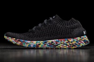 Nobull Wild Knit Laufschuhe Herren Schwarz | 25068-KSBR